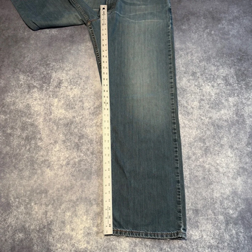 VTG Levis 569 Loose Straight Jeans Mens 36x34 Blue Medium Wash Baggy 2005 Y2K